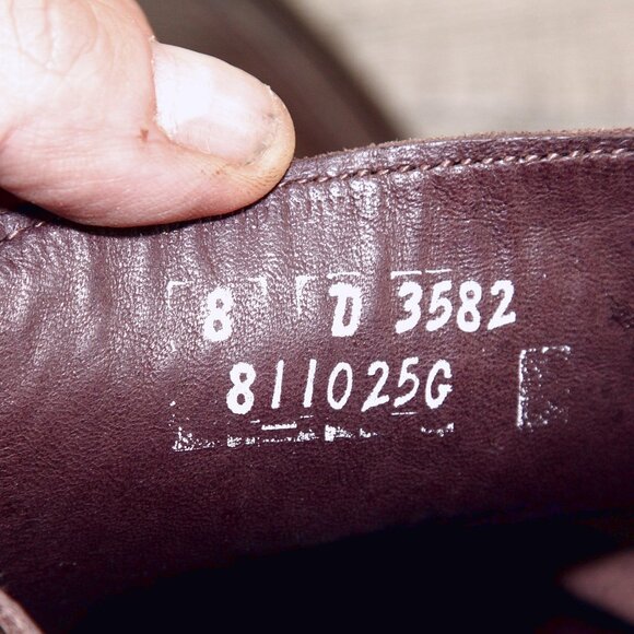 * NIB * $445 Allen Edmonds RAINIER 8 D Boots Brown Factory 2nds * add $15 Trees - Picture 6 of 14